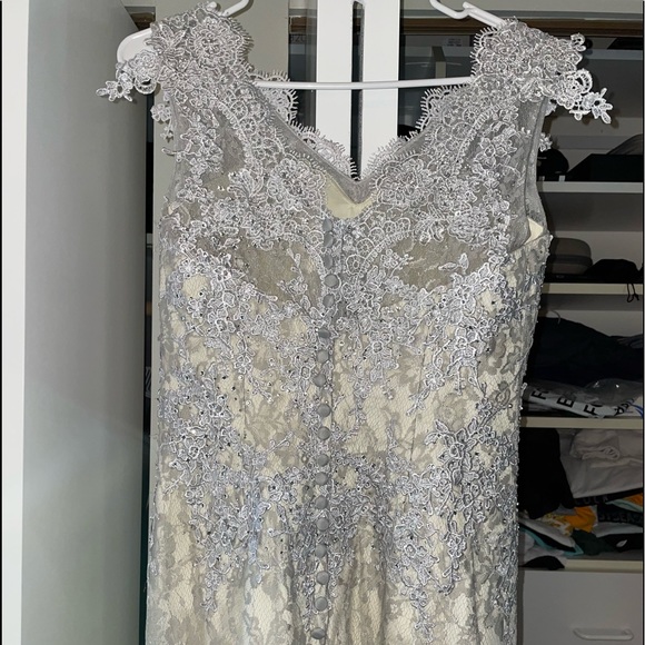 Light Blue Lace Dress - Picture 7 of 7